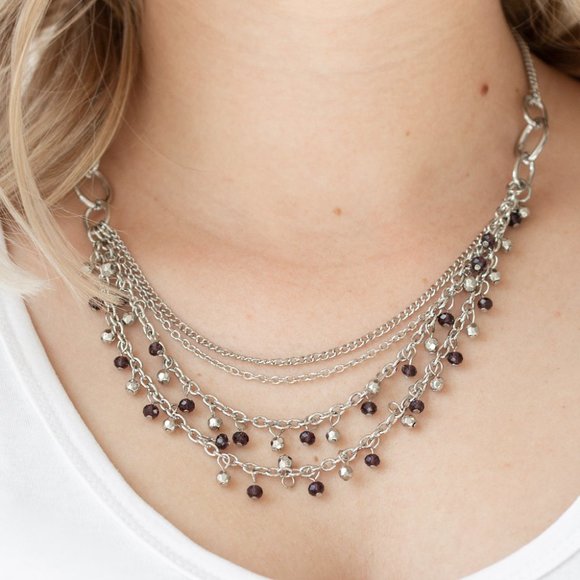 Financially Fabulous Purple Necklace